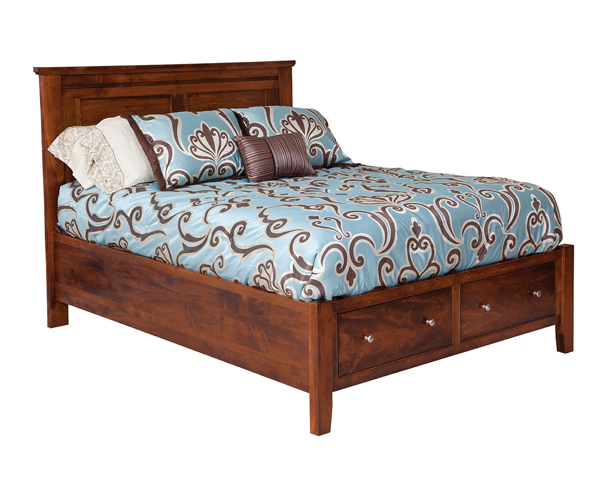 Hyland Park Panel Bed with Storage Drawers