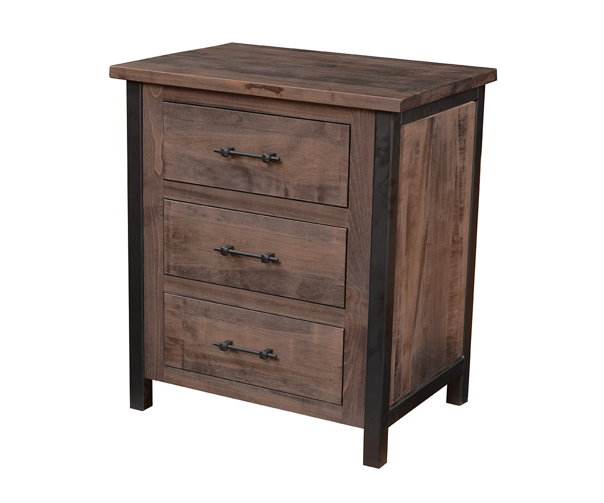 Structura 3-Drawer Nightstand
