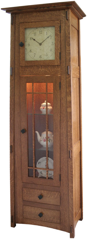 McCoy Mission Quartz Grandfather Clock