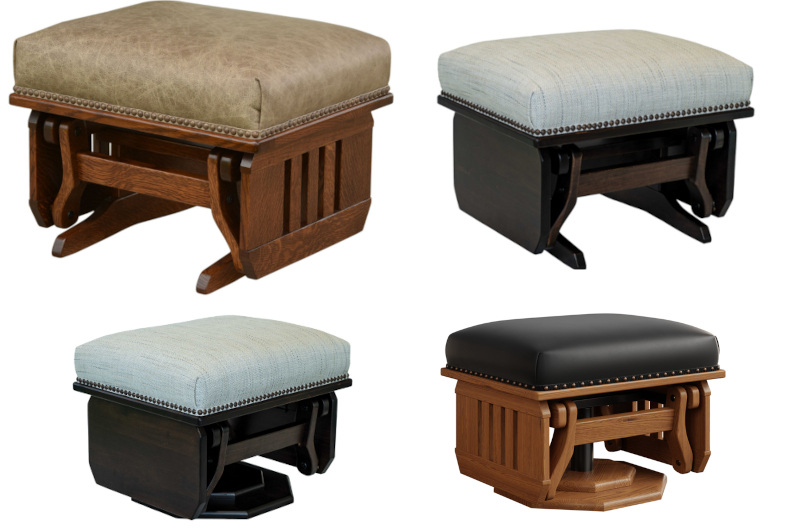 Mission Glider Ottomans 