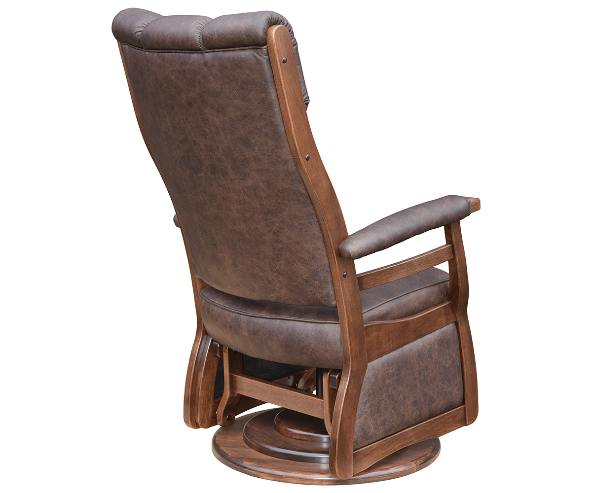 Paris High Back Swivel Glider Back View