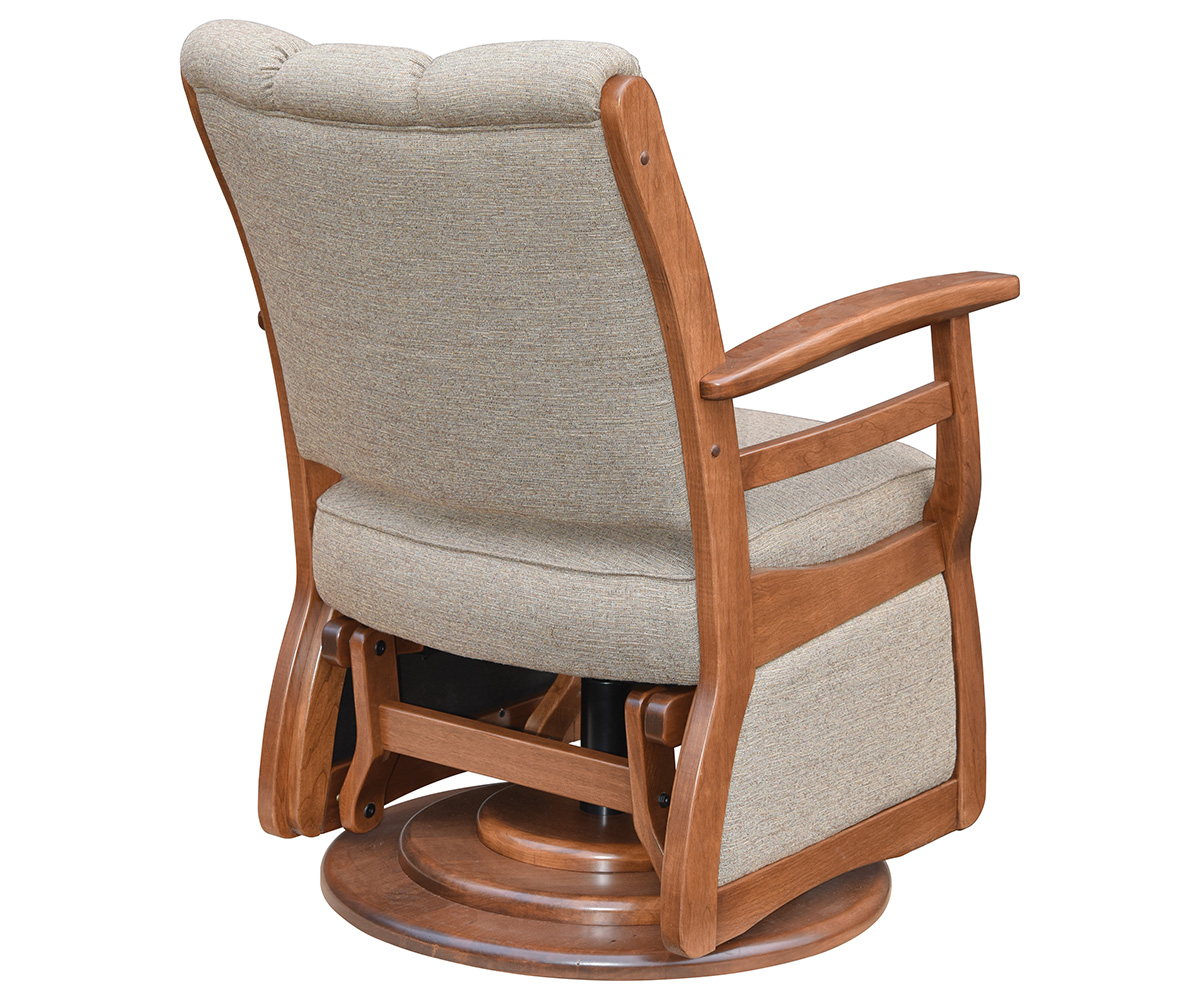 Sierra Low Back Swivel Glider Back View
