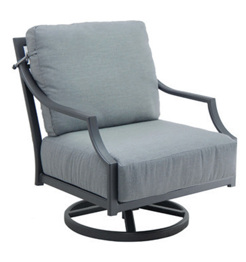 Castelle Lancaster Cushioned Lounge Swivel Rocker