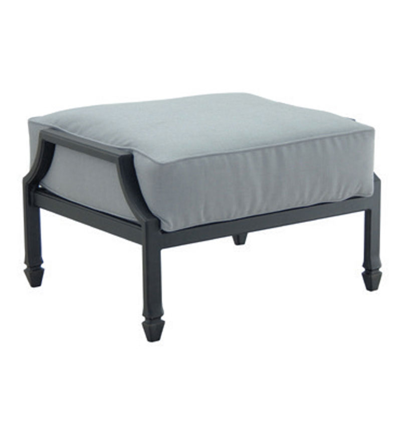 Castelle Lancaster Cushioned Ottoman