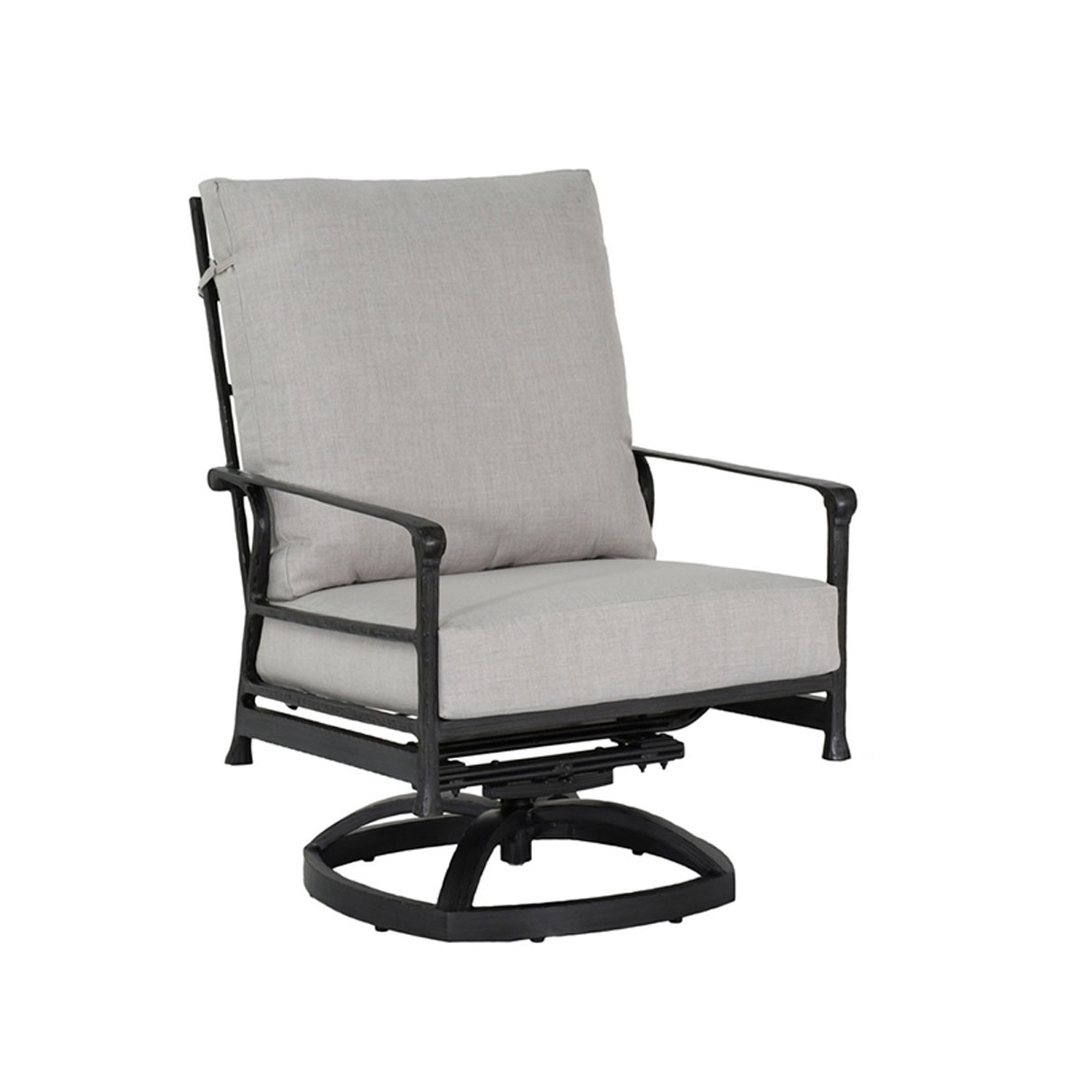 Castelle Marquis Cushioned High Back Lounge Swivel Rocker