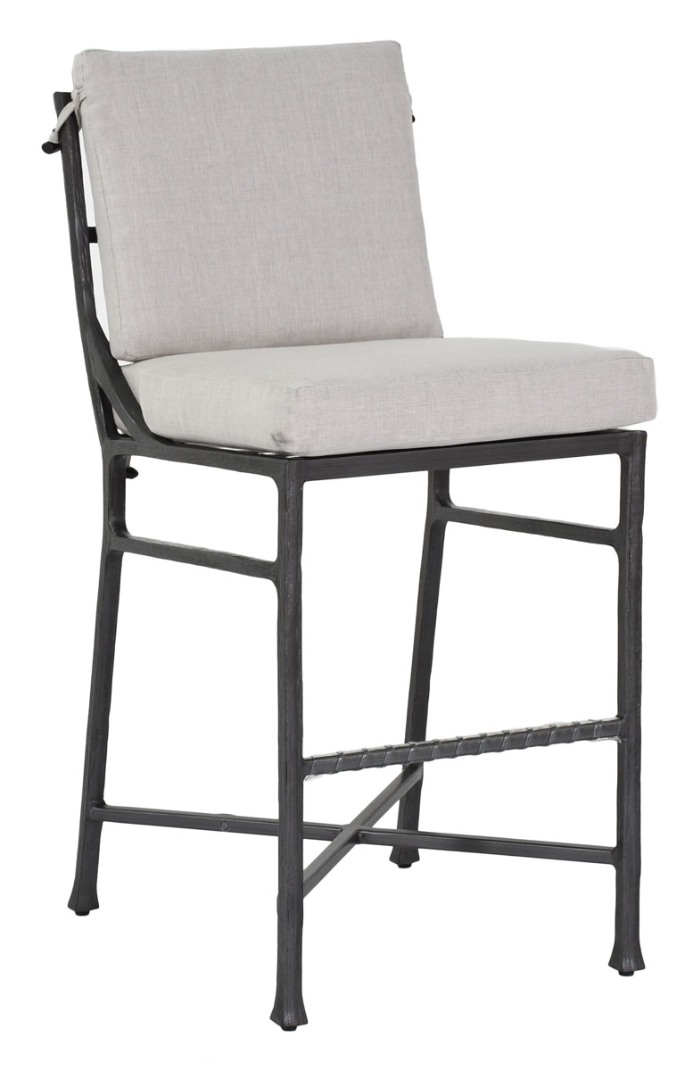 Castelle Marquis Cushioned Armless Bar Stool