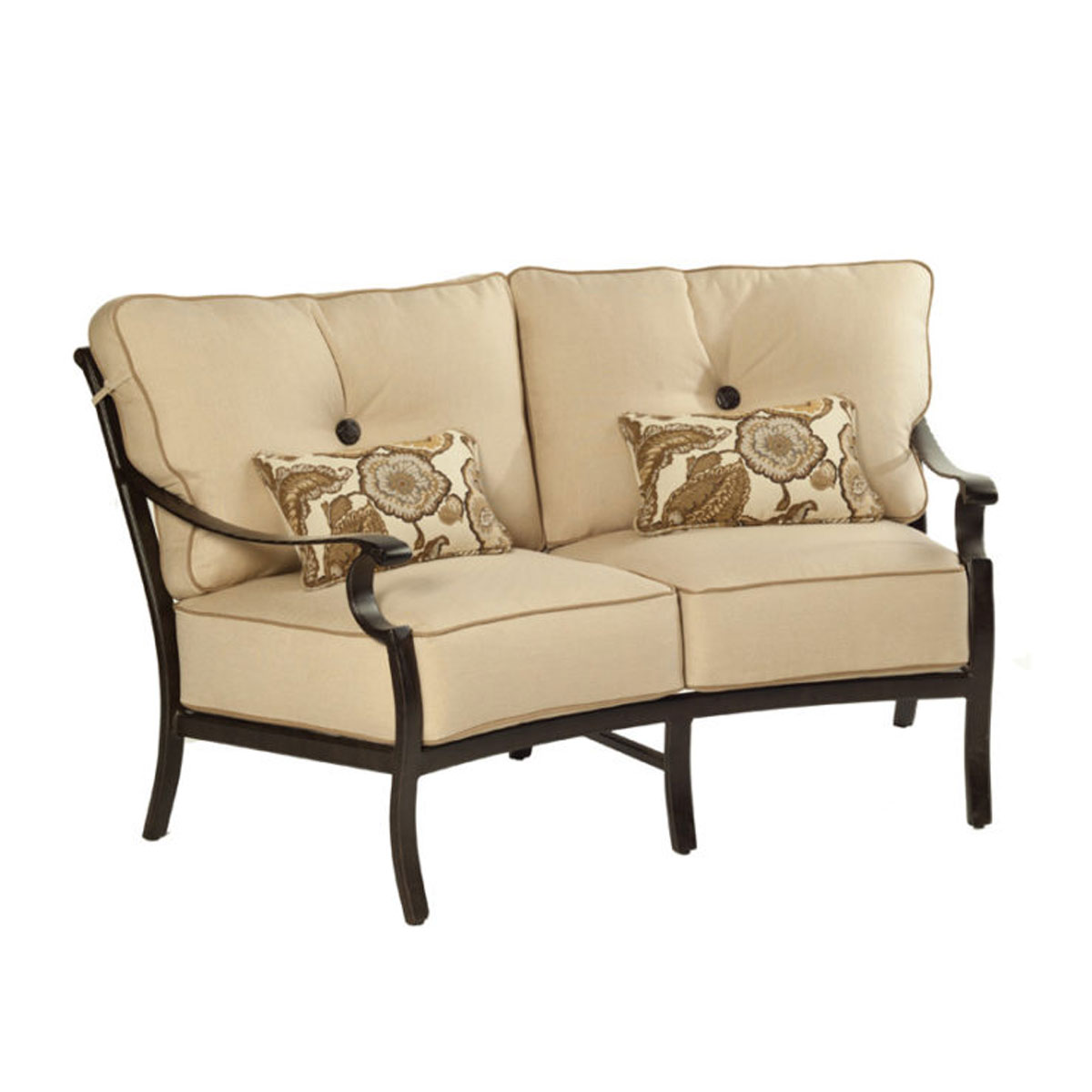 Castelle Monterey Crescent Loveseat