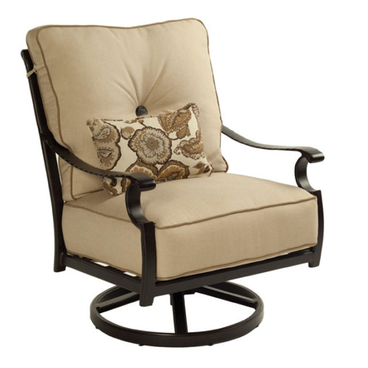 Castelle Monterey Cushioned Lounge Swivel Rocker