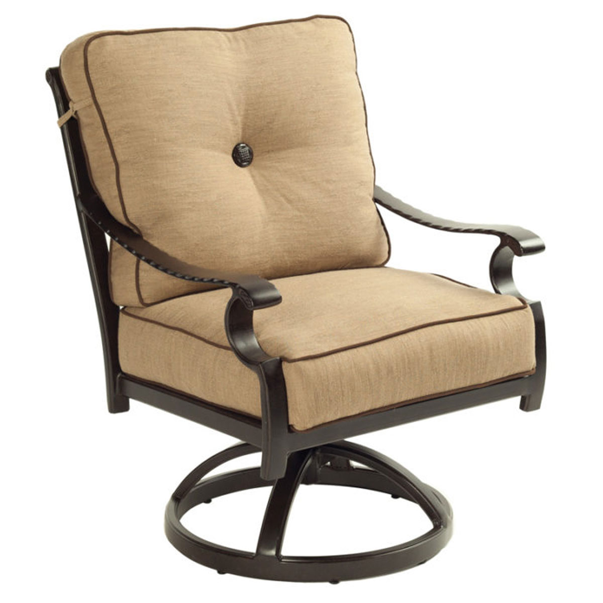 Castelle Monterey Cushioned Dining Swivel Rocker