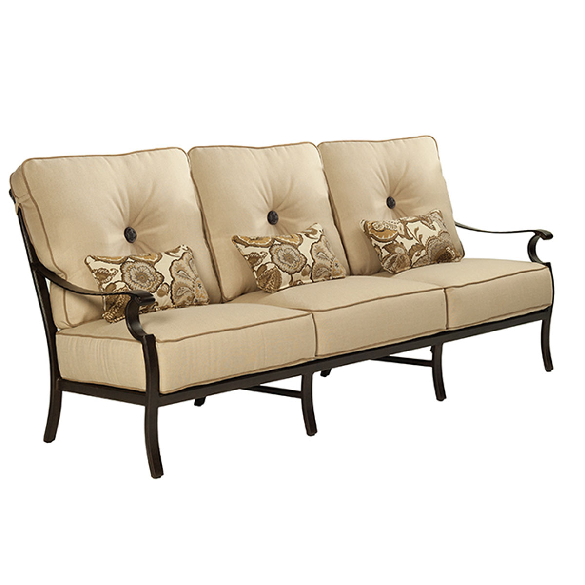 Castelle Monterey High Back Cushioned Sofa