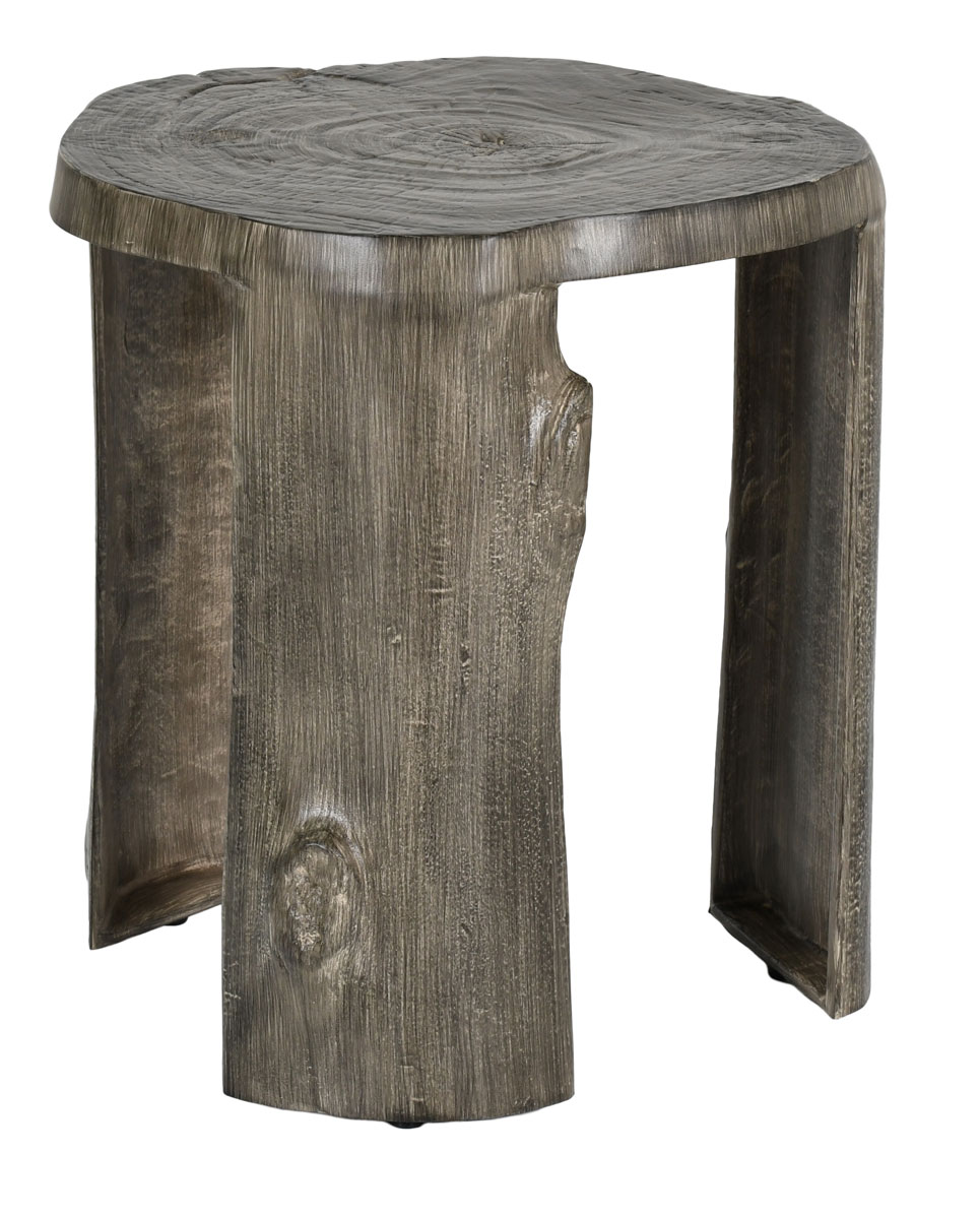 Castelle Nature's Wood Stump Leg Side Table