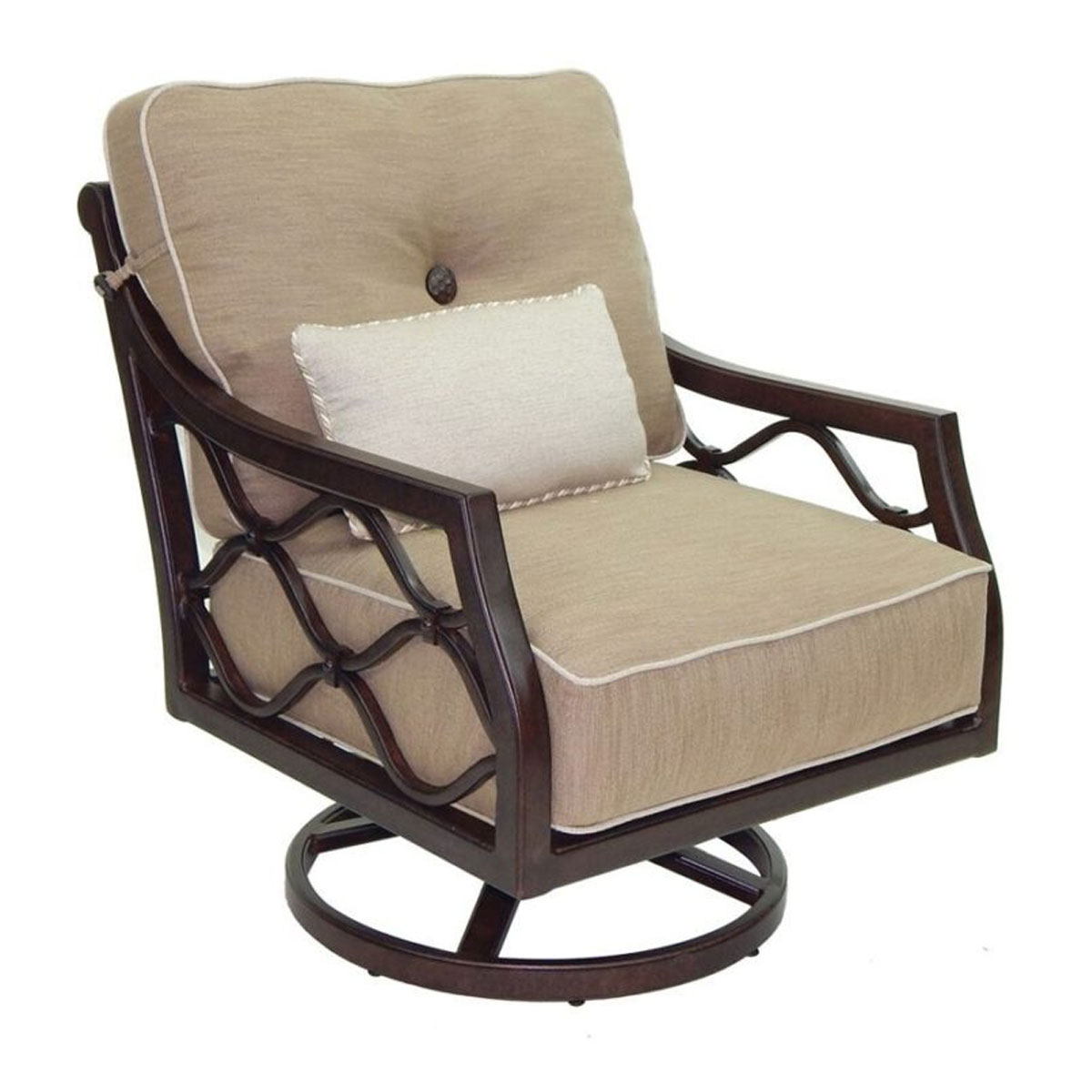 Castelle Villa Bianca Cushioned Lounge Swivel Rocker