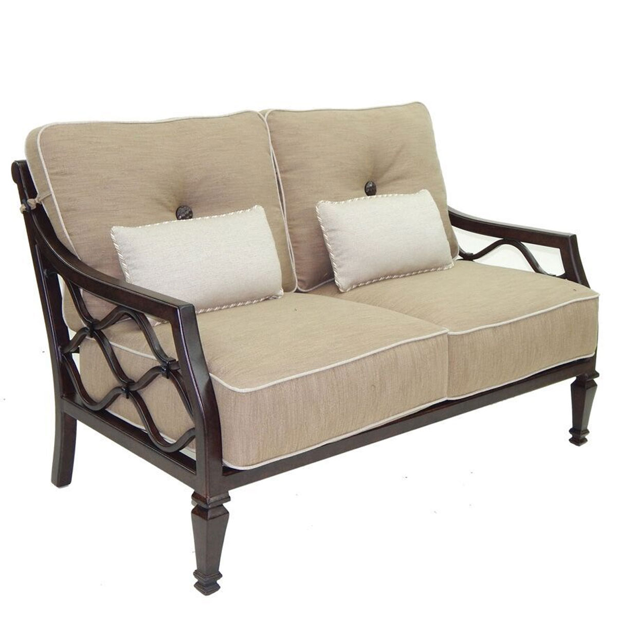 Castelle Villa Bianca Cushioned Loveseat