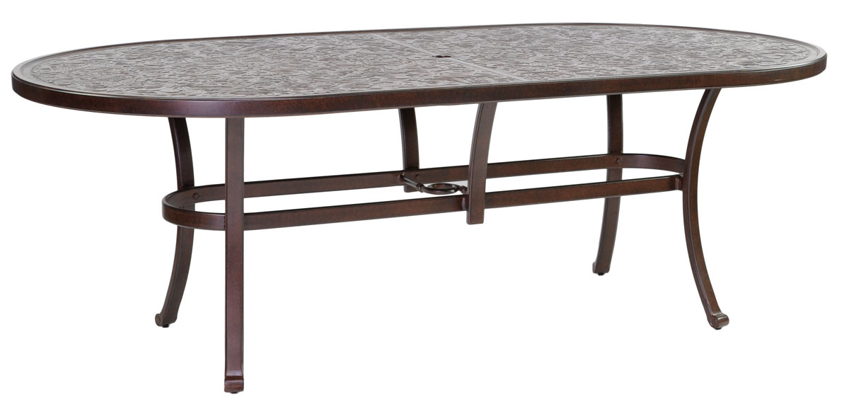 Castelle Vintage 84 inch Oval Dining Table 