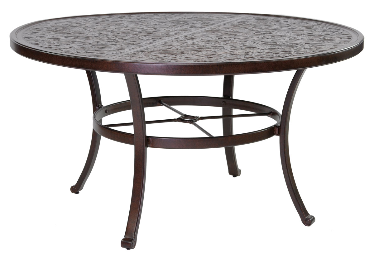 Vintage 54" Round Cast Top Dining Table