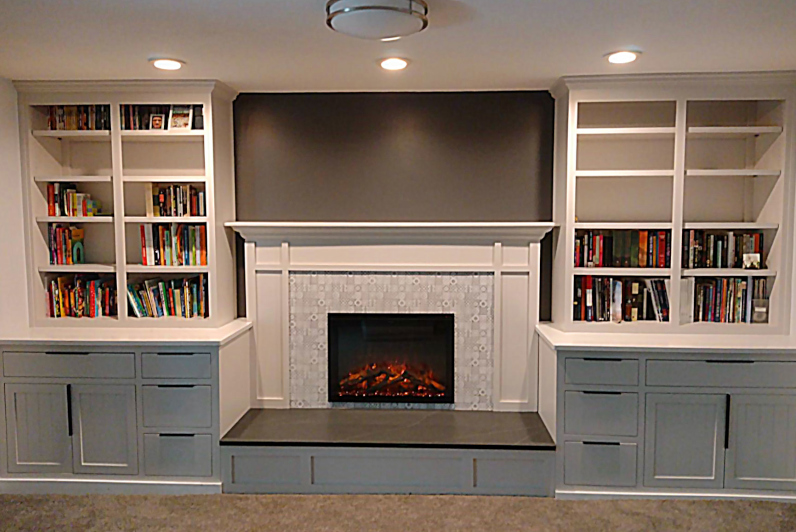 Custom Fireplace Nooks