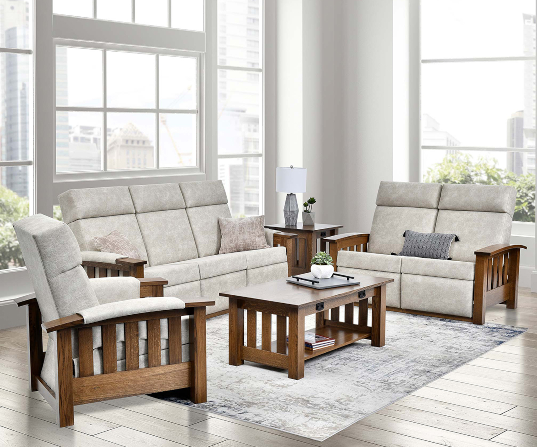 Wood Framed Seating