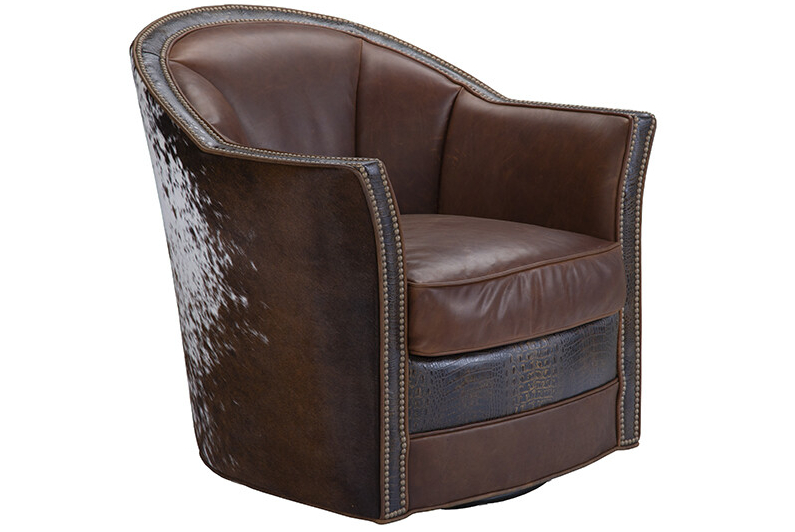 Arlington Swivel Chair by CC Leather