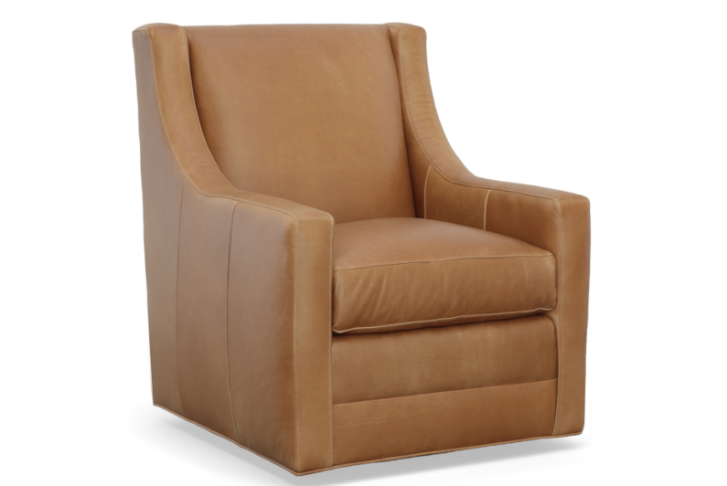Buckingham Swivel Chair by CC Leather