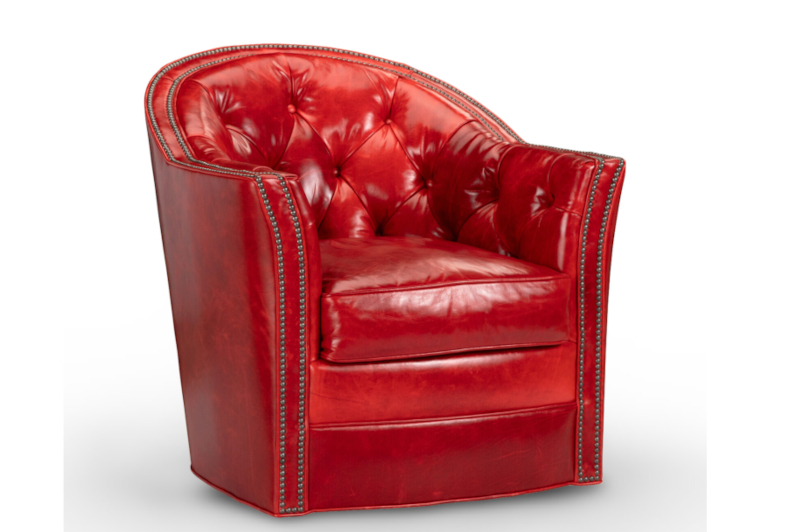 Carter Swivel Chair by CC Leather