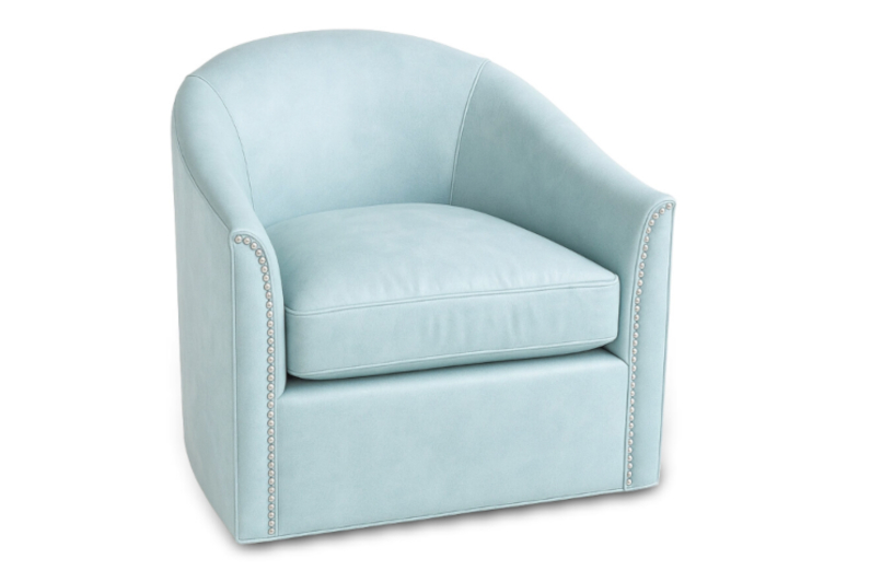 Cottage Swivel Chair by CC Leather