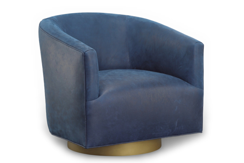 Lindsey Swivel Chair by CC Leather