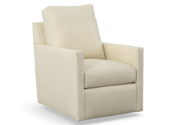 Malcolm Swivel Chair by CC Leather