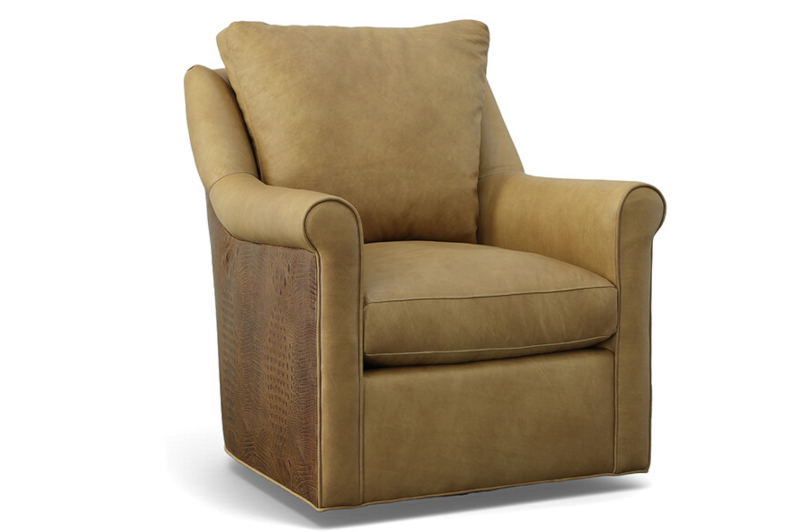 Williams Swivel Chair by CC Leather
