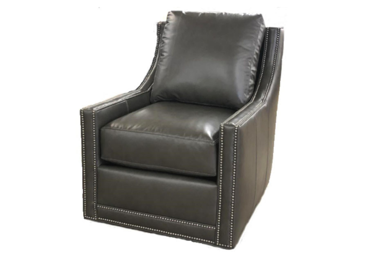 Wilson Swivel Chair by CC Leather