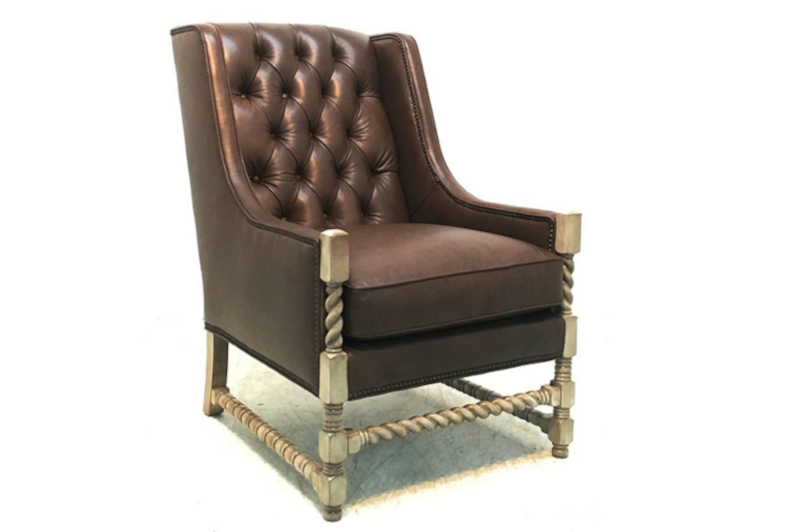Woodford Tufted Chair by CC Leather