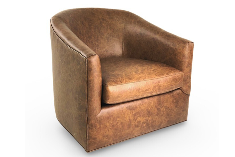 Wren Swivel Chair by CC Leather