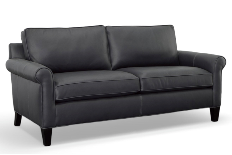 Loft Sofa by CC Leather shown in No Regrets Pure Cognac
