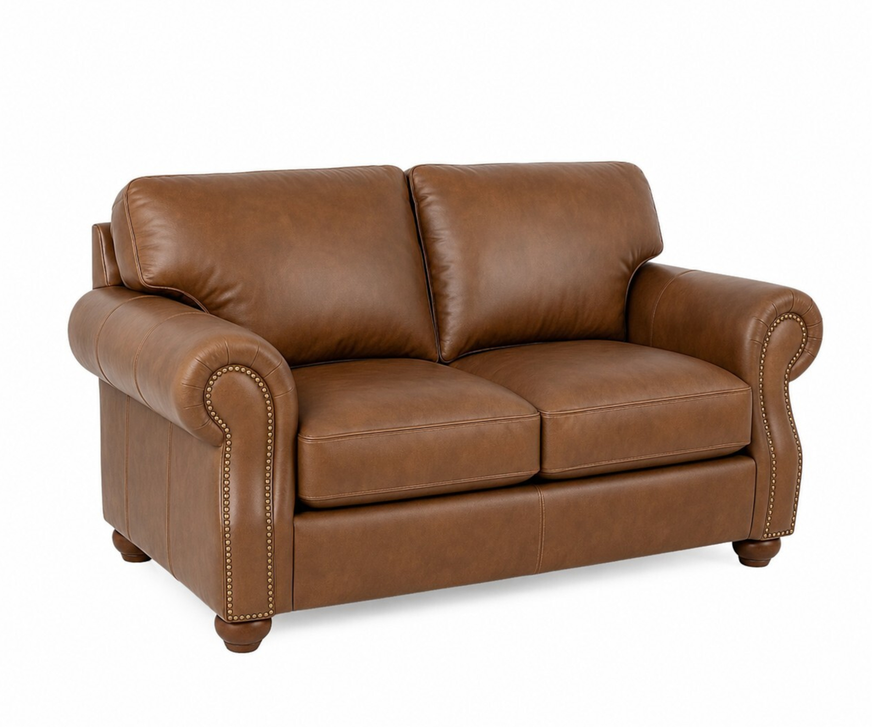 Austin Loveseat by CC Leather in Applause Coconut Husk