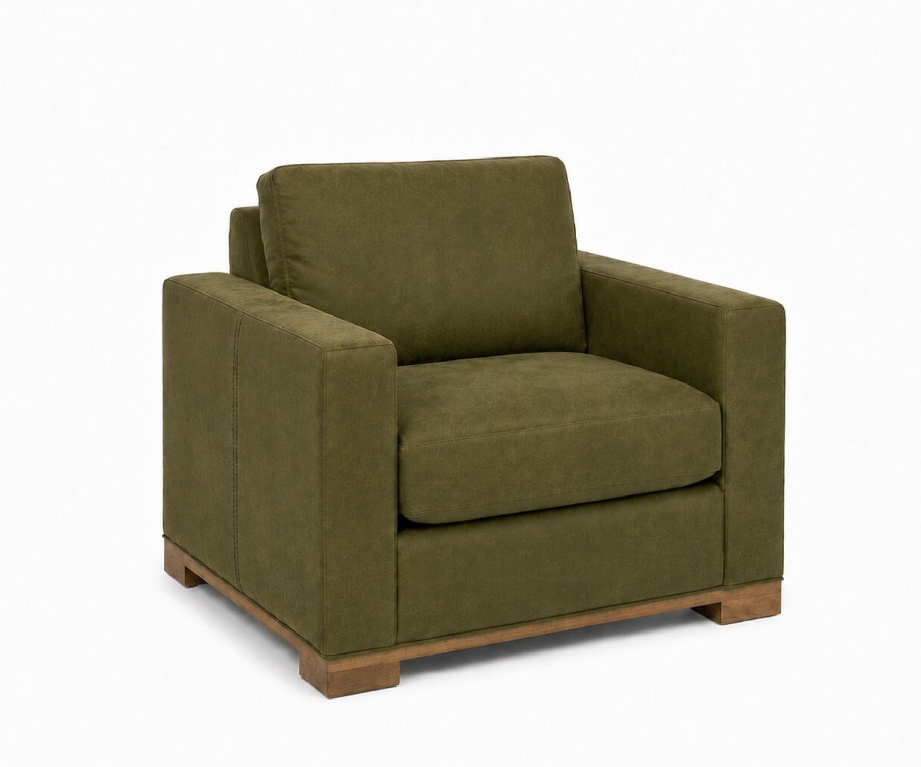 Beaumont Chair by CC Leather-No Nails Shown in Vulcano Bosco