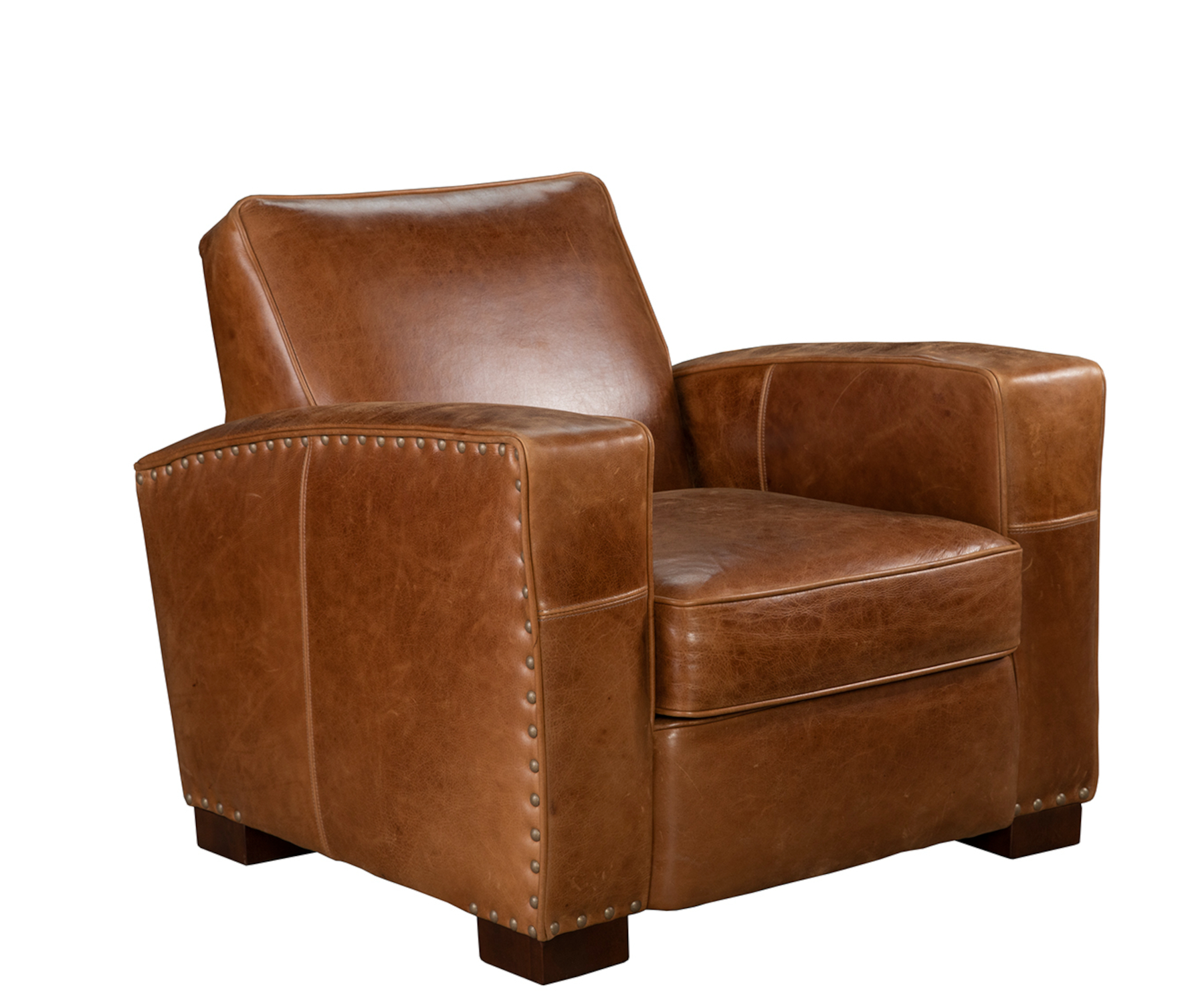 Frisco Chair by CC Leather shown in Cambridge Sycamore