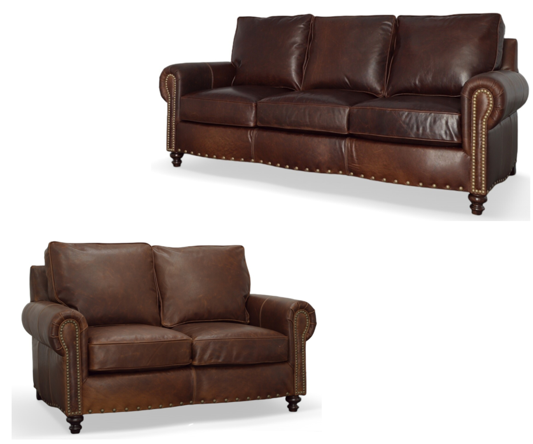 Hampton Sofa & Loveseat by CC Leather