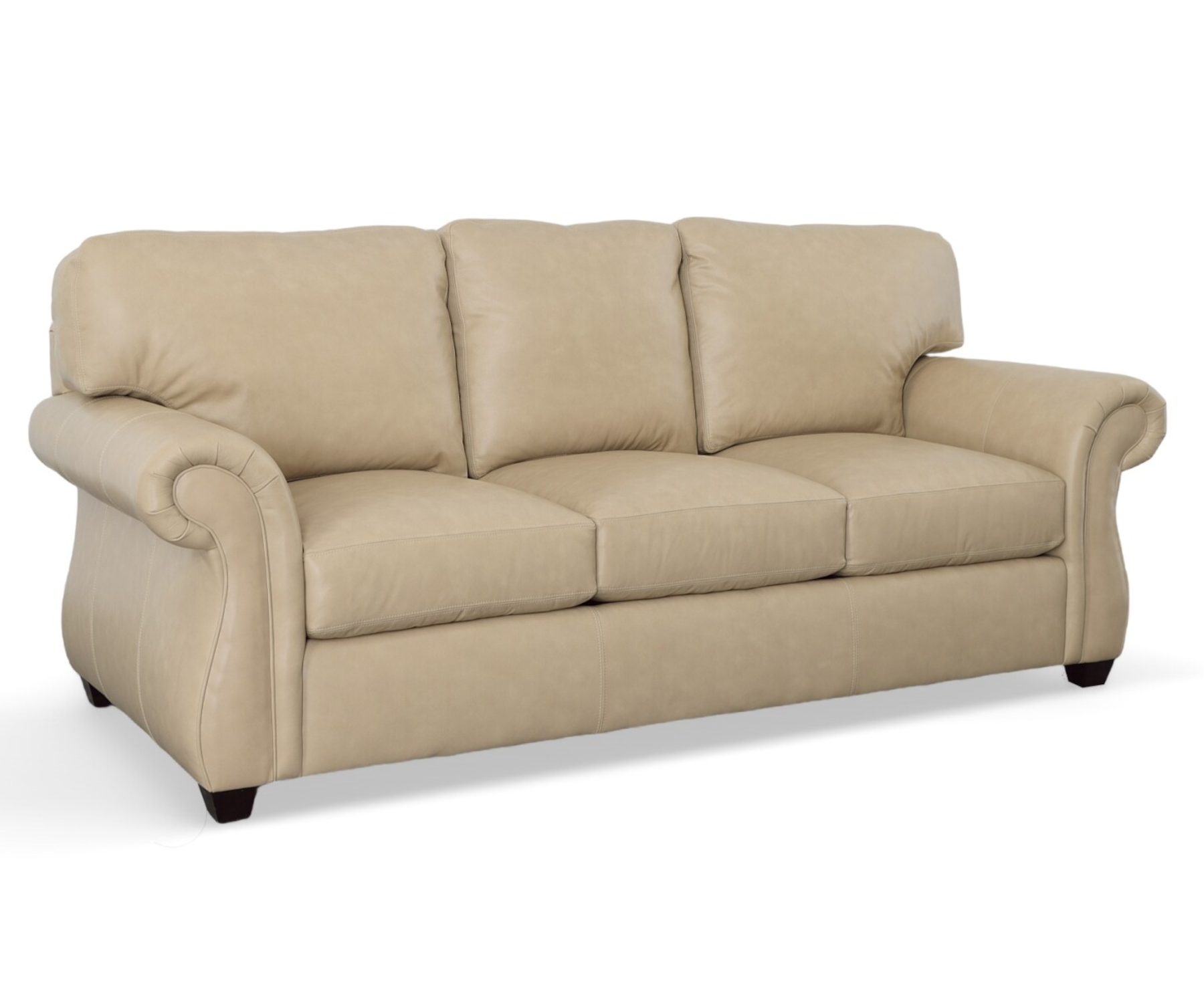 Highland Sofa by CC Leather Shown in Portofino Granite