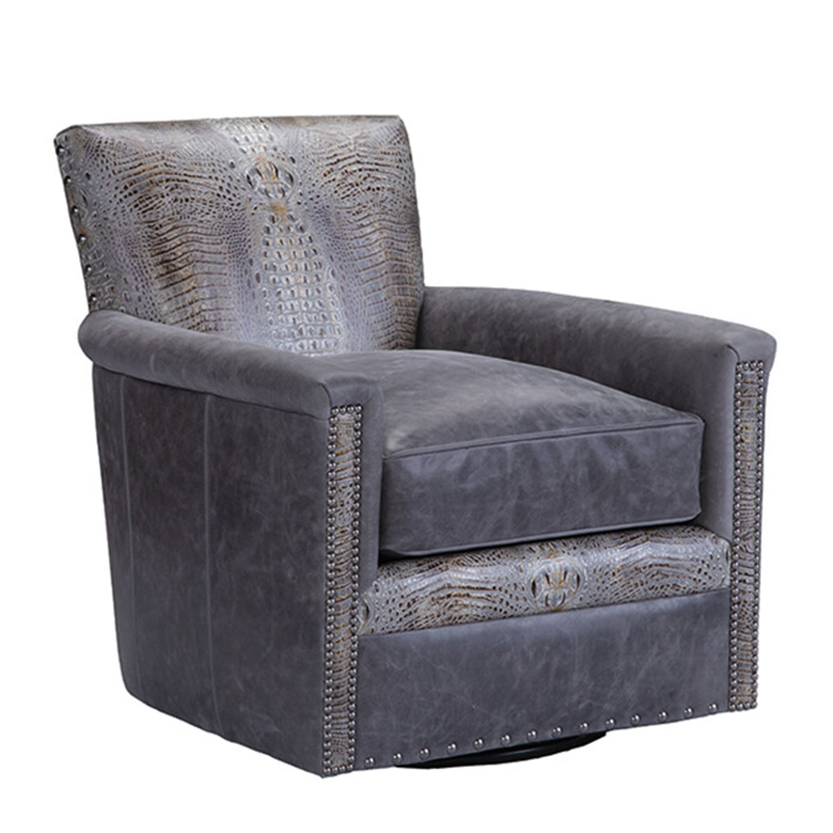 132 Alexander Swivel Chair by CC Leather