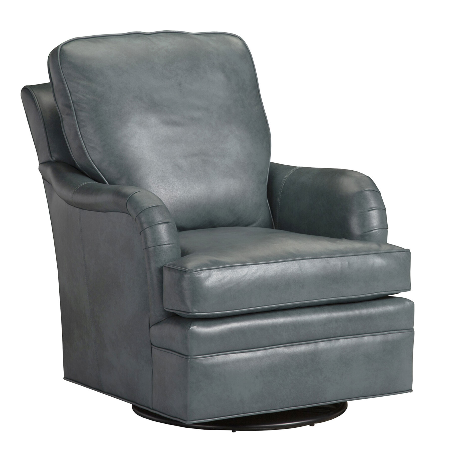 298 Crescent Swivel Glider by CC Leather