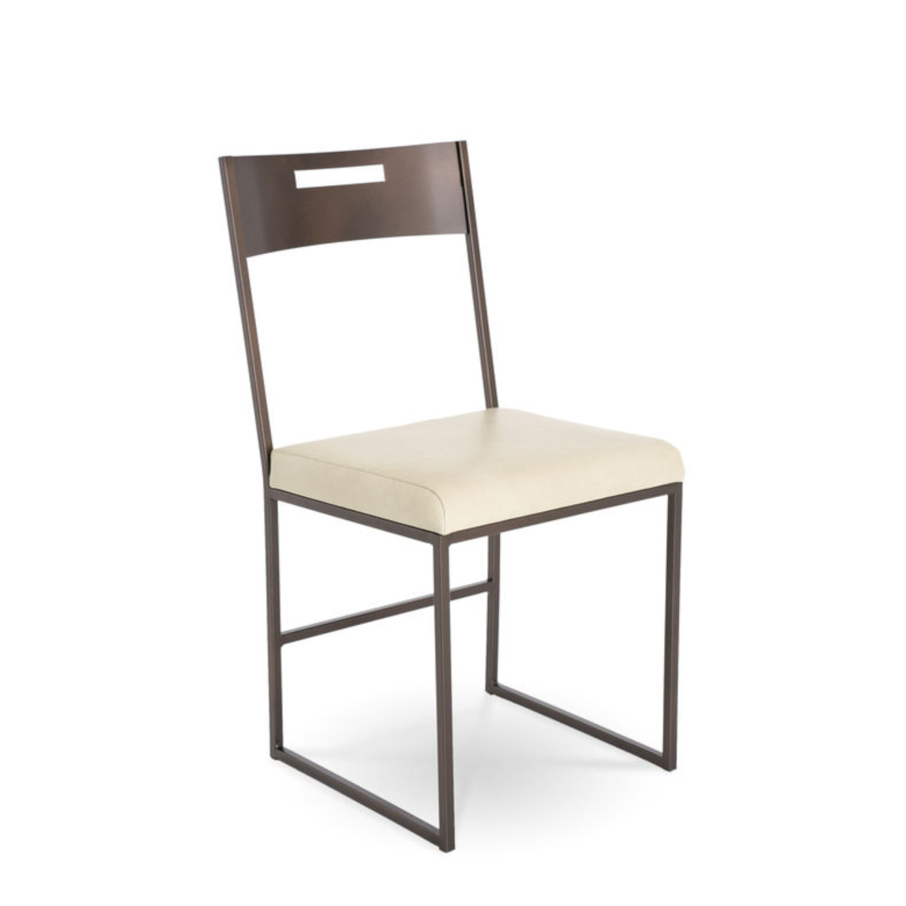 Astor Side Dining Chair with Leather Seat