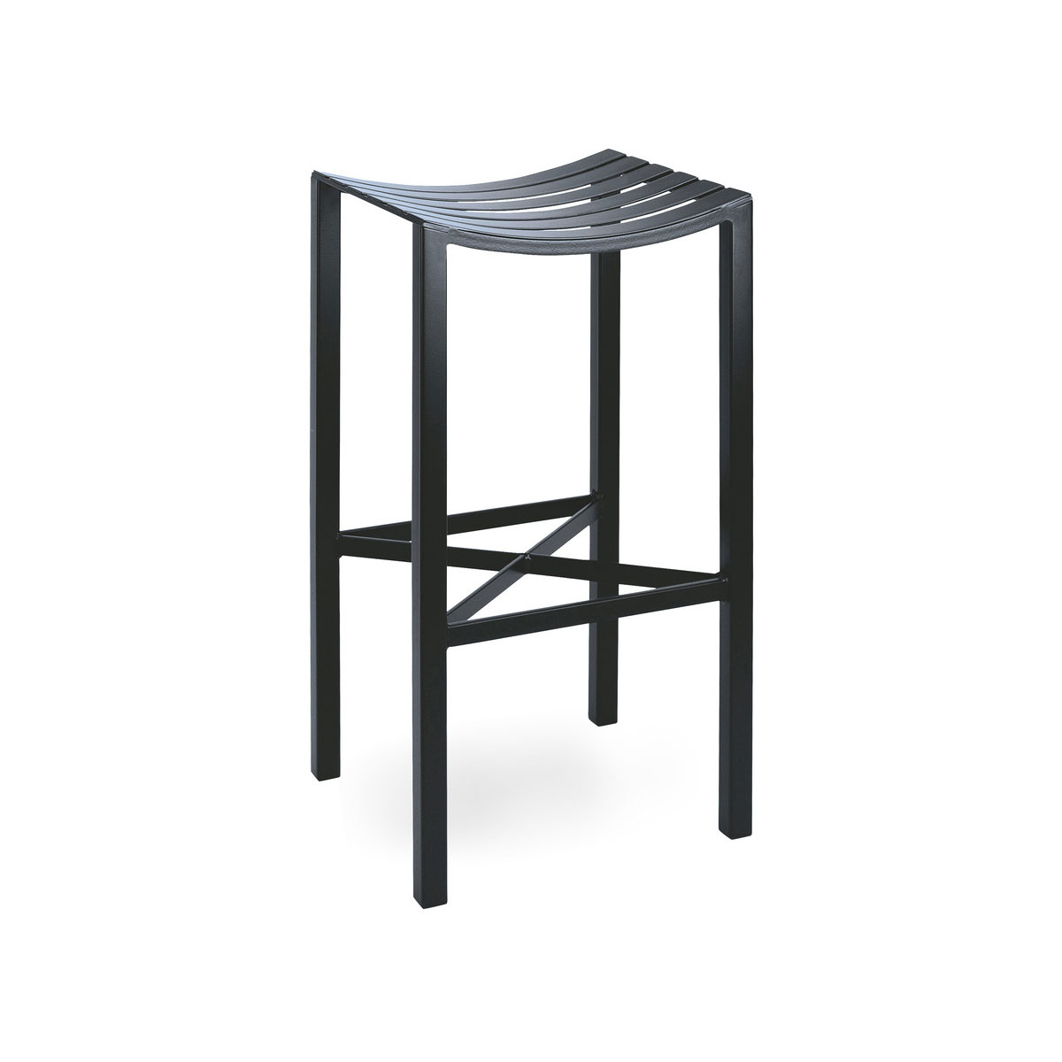 Charleston Forge Parsons Metal Seat Barstool