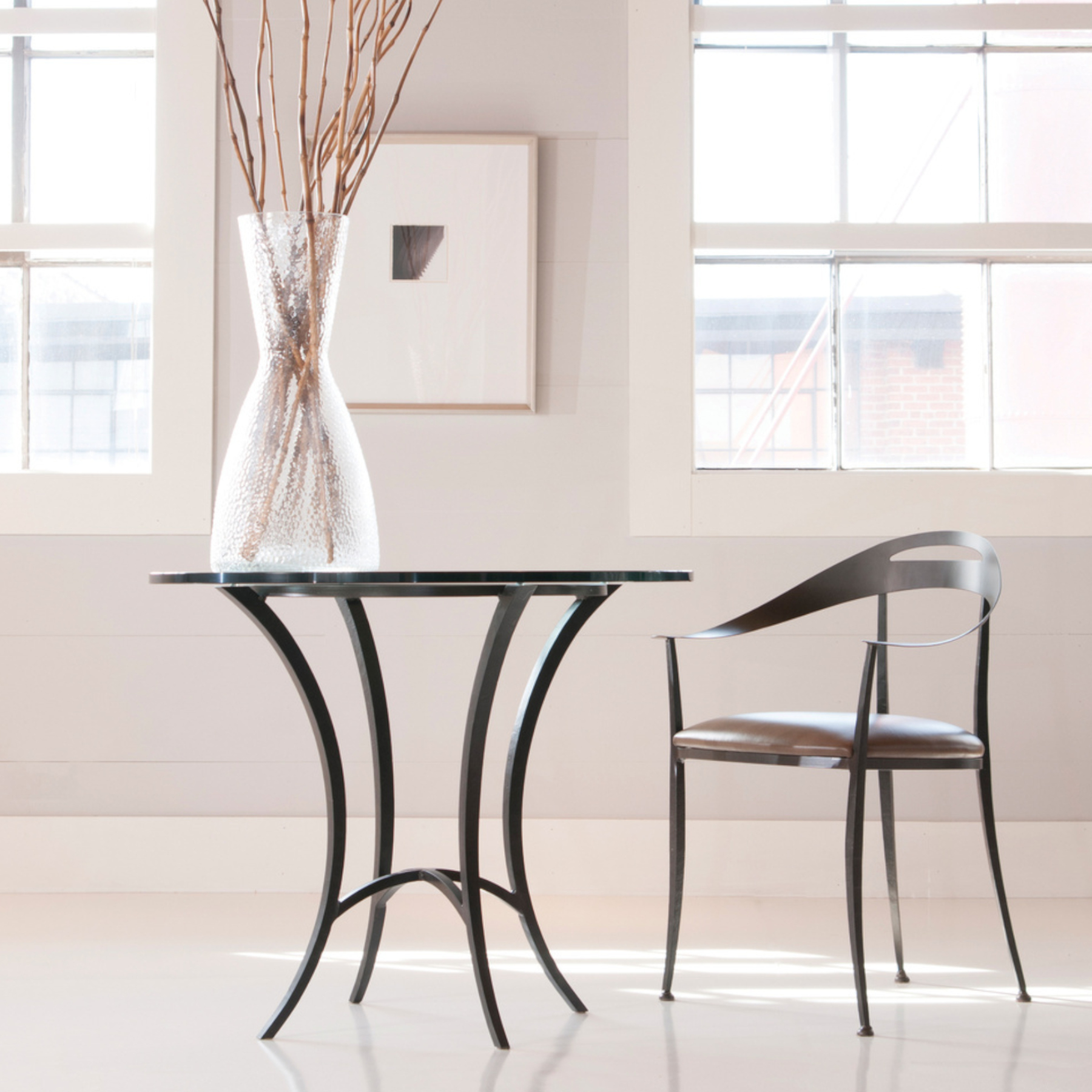 Ventura Dining Table and Ventura Dining Chair by Charleston Forge