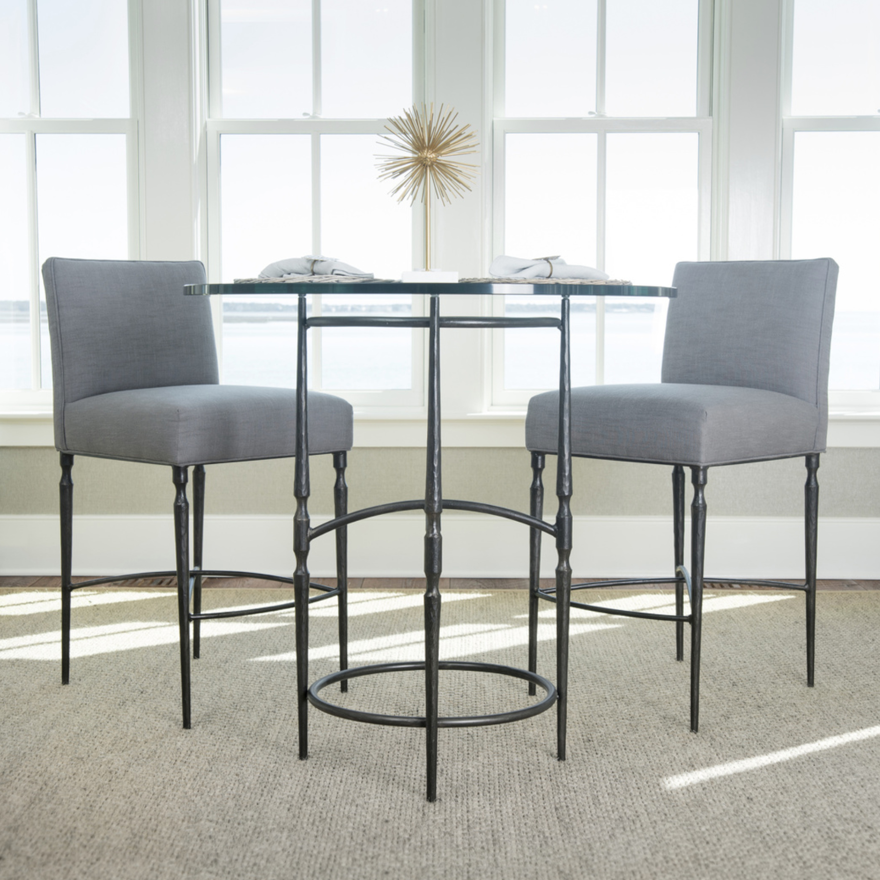 Calico Bay Counter Height Stools and Table