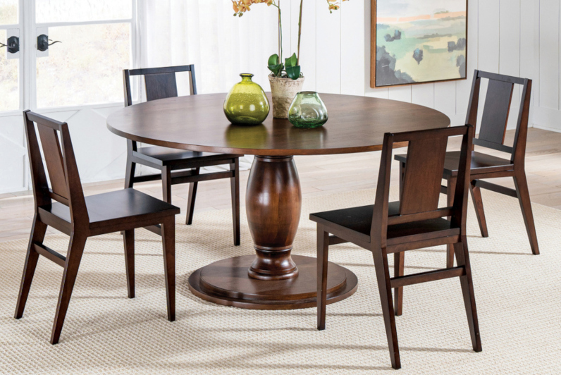 Round Pedestal Dining Table by Charleston Forge