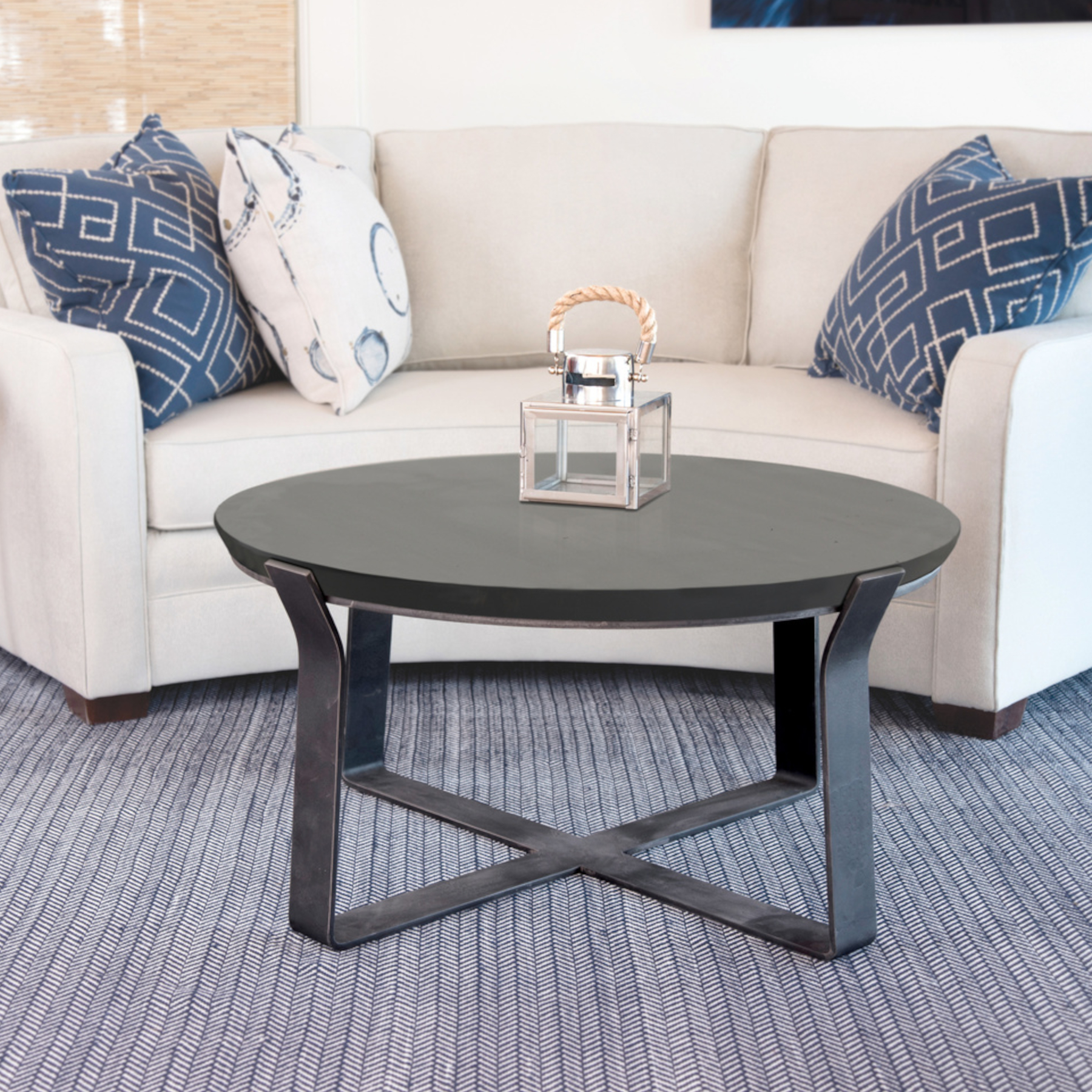 Beaufort Round Cocktail Table by Charleston Forge