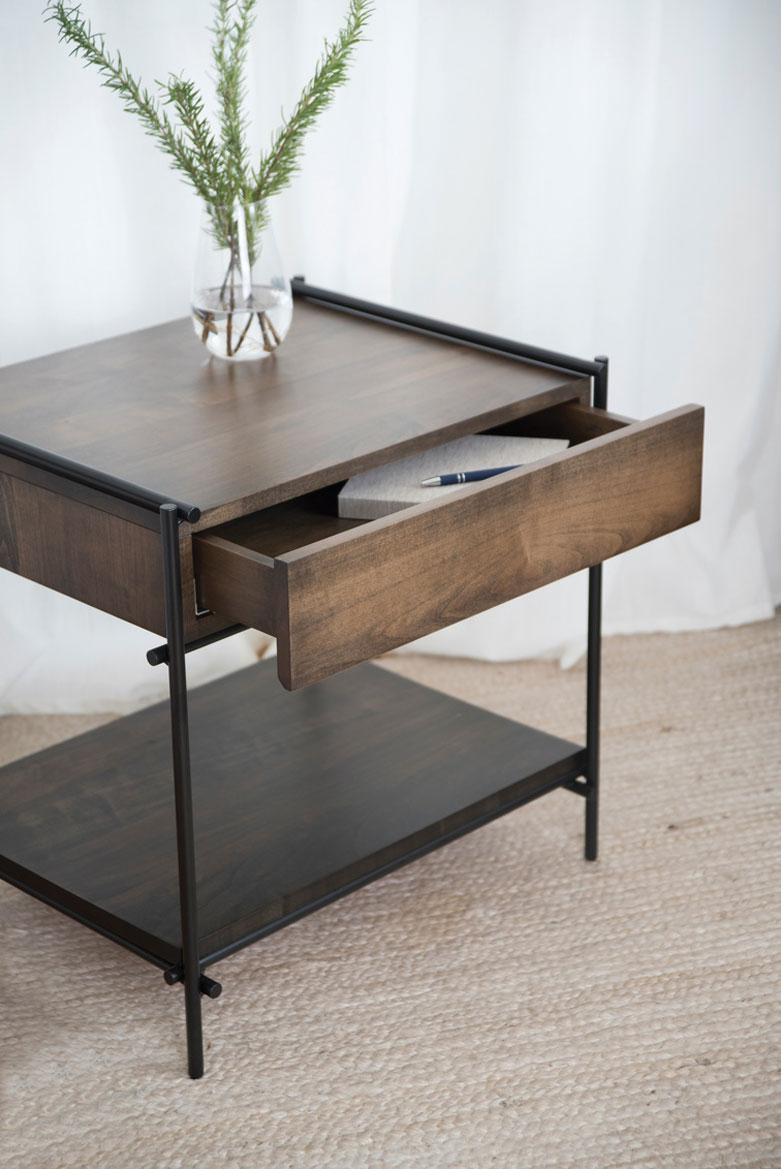 Charleston Forge Collins Nightstand Open