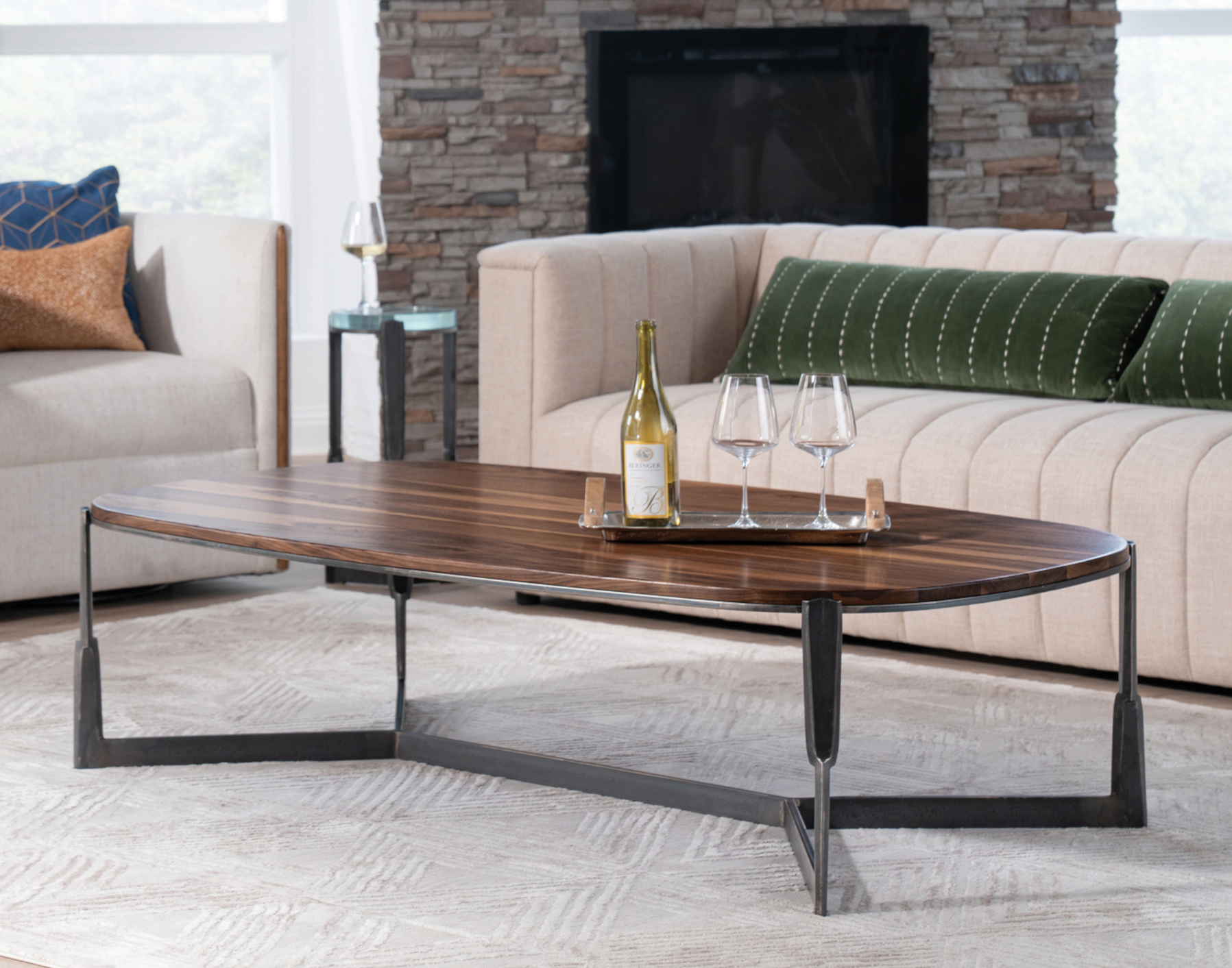 Fraser Rectangular Cocktail Table by Charleston Forge