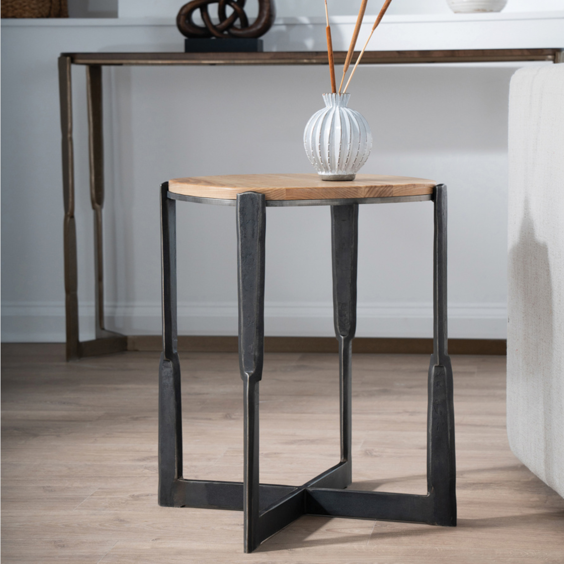 Fraser Square Drink Table by Charleston Forge