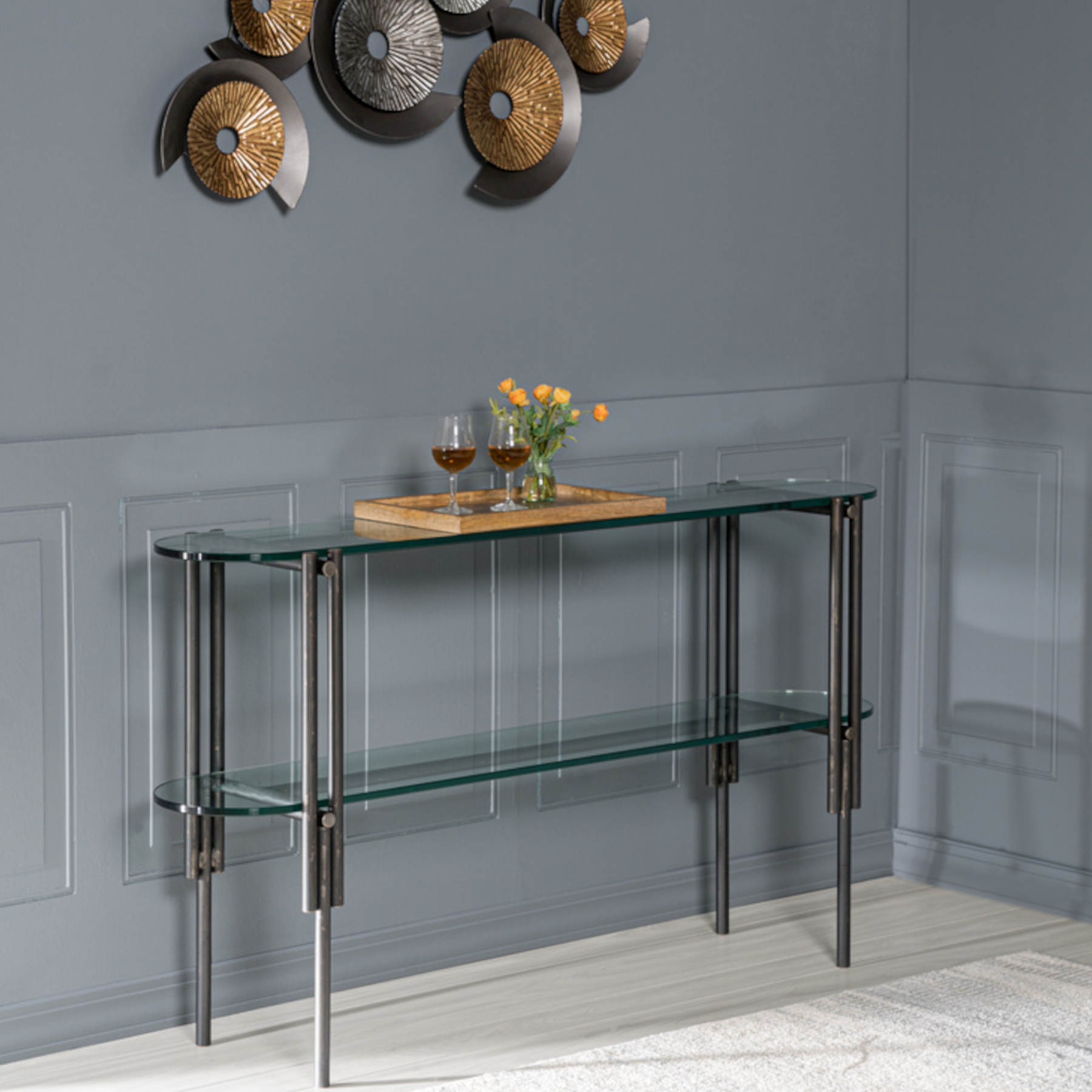Gibson Console Tables by Charleston Forge - Ohio Hardwood Furniture