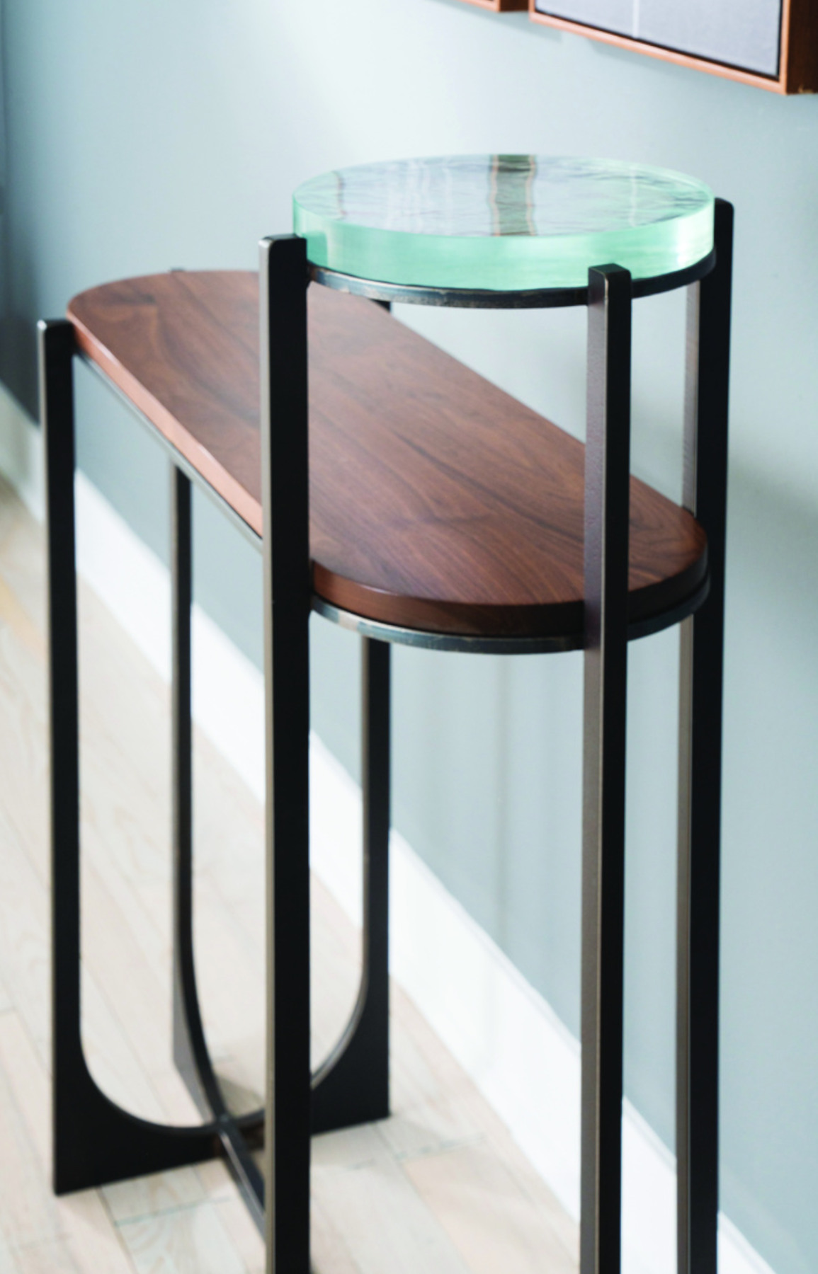 Havana Console Table with Fusion Glass Shelf